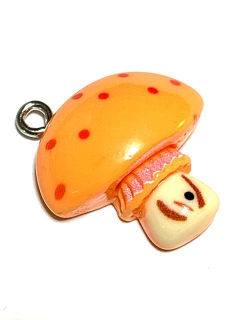1045 オレンジ色 可愛いきのこシリーズ 樹脂チャーム アクセサリーパーツ キノコ < ペット/手芸/園芸 1045 オレンジ色 可愛いきのこシリーズ 樹脂チャーム アクセサリーパーツ キノコ < ペット/手芸/園芸の