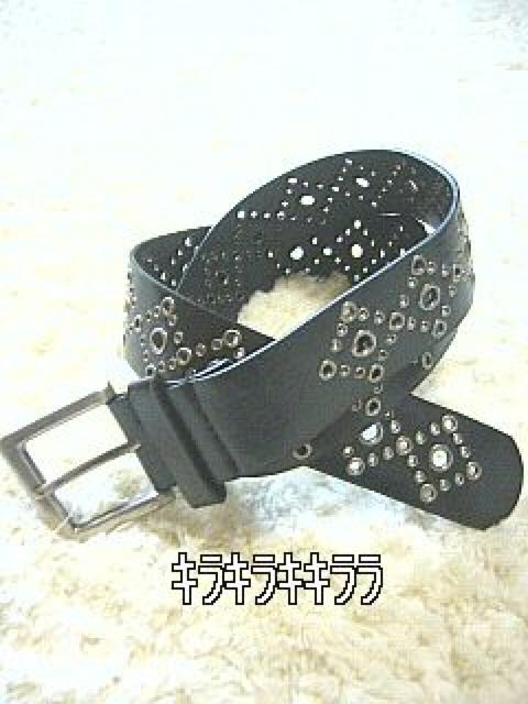 《New》ナチュラル★シンプル*ハトメベルト【Free】<ブラック> < 女性ファッション  《New》ナチュラル★シンプル*ハトメベルト【Free】<ブラック>  < 女性ファッションの