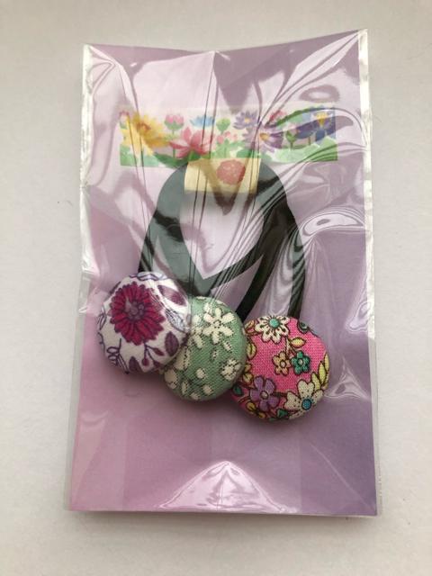 ハンドメイド  ヘアゴム くるみボタン コットン プレゼント < 女性ファッション  ハンドメイド  ヘアゴム くるみボタン コットン プレゼント  < 女性ファッションの