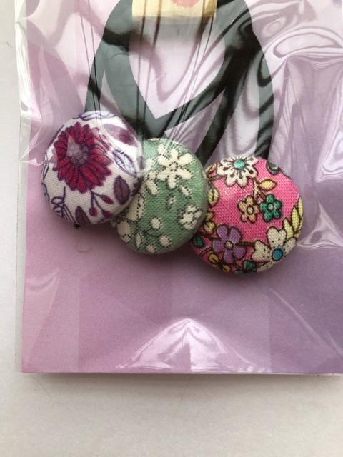 ハンドメイド  ヘアゴム くるみボタン コットン プレゼント < 女性ファッション  ハンドメイド  ヘアゴム くるみボタン コットン プレゼント < 女性ファッションの