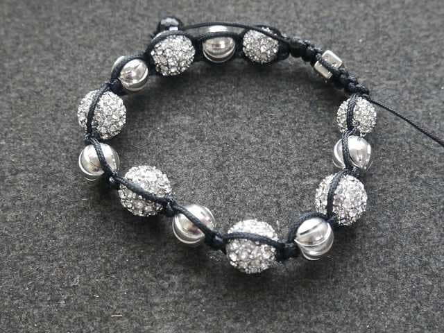 新品 アンティーク調グラスストーンシャンバラブレスレット < 女性アクセサリー/時計 新品 アンティーク調グラスストーンシャンバラブレスレット < 女性アクセサリー/時計の