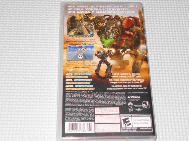 PSP★TRANSFORMERS REVENGE OF THE FALLEN < ゲーム本体/ソフト  PSP★TRANSFORMERS REVENGE OF THE FALLEN < ゲーム本体/ソフトの