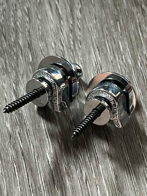 Schaller SECURITY lock シャーラー セキュリティー ロック ロックピン エンドピン 銀 未使用 旧型 希少 < ホビー  Schaller SECURITY lock シャーラー セキュリティー ロック ロックピン エンドピン 銀 未使用 旧型 希少 < ホビーの