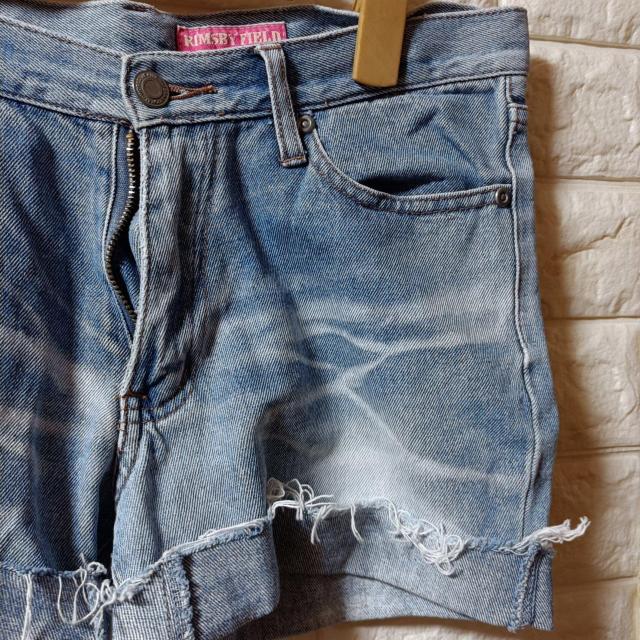 USED★RIMSBY FIELDウォッシュドデニムショーパン/W64 < 女性ファッション  USED★RIMSBY FIELDウォッシュドデニムショーパン/W64 < 女性ファッションの