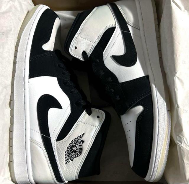 NIKE AIR JORDAN 1 MID SE Omega 28.5cm iCL GA W[_ ~bh IK US10.5  uh 