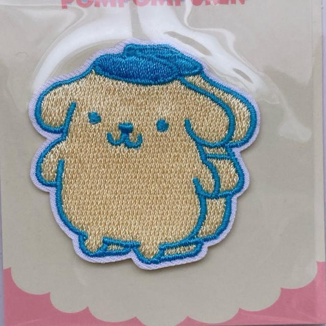 サンリオ ポムポムプリン 刺繍 ワッペン アイロン接着 ハンドメイド N2m < アニメ/コミック/キャラクター サンリオ ポムポムプリン 刺繍 ワッペン アイロン接着 ハンドメイド N2m < アニメ/コミック/キャラクターの