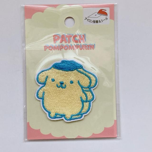 サンリオ ポムポムプリン 刺繍 ワッペン アイロン接着 ハンドメイド N2m < アニメ/コミック/キャラクター サンリオ ポムポムプリン 刺繍 ワッペン アイロン接着 ハンドメイド N2m < アニメ/コミック/キャラクターの