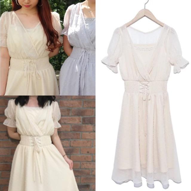 couture byROJITA★ドビーシフォンウエストシャーリングワンピース★ < ブランド  couture byROJITA★ドビーシフォンウエストシャーリングワンピース★ < ブランドの