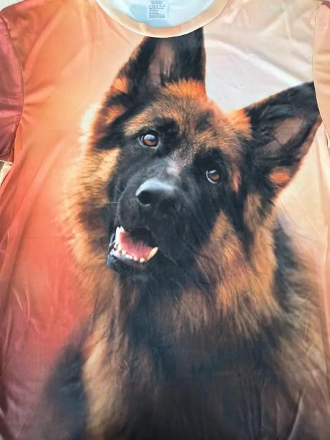 超お買い得790円★3Dクールドッグプリント、メンズグラフィックデザインノベルTシャツUSAサイズL(日本サイズXXL相当) < 男性ファッション  超お買い得790円★3Dクールドッグプリント、メンズグラフィックデザインノベルTシャツUSAサイズL(日本サイズXXL相当) < 男性ファッションの