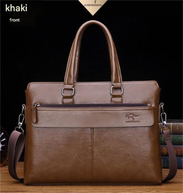 トートバッグ メンズ ビジネスバッグ ショルダーバッグ ブリーフケース カーキ < 男性ファッション トートバッグ メンズ ビジネスバッグ ショルダーバッグ ブリーフケース カーキ < 男性ファッションの