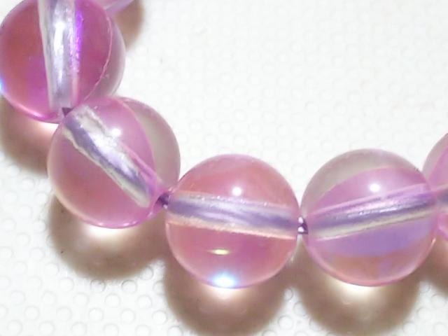 天然石★ルナフラッシュ(ピンク)8mm 半連 < 女性アクセサリー/時計  天然石★ルナフラッシュ(ピンク)8mm 半連 < 女性アクセサリー/時計の