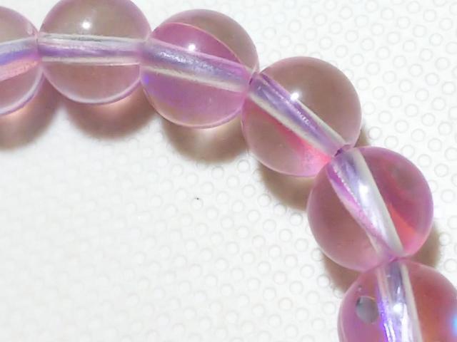 天然石★ルナフラッシュ(ピンク)8mm 半連 < 女性アクセサリー/時計  天然石★ルナフラッシュ(ピンク)8mm 半連 < 女性アクセサリー/時計の