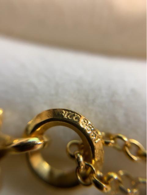 Chrome Hearts ゴールド22K クロスネックレス < 男性アクセサリー/時計 Chrome Hearts ゴールド22K クロスネックレス < 男性アクセサリー/時計の