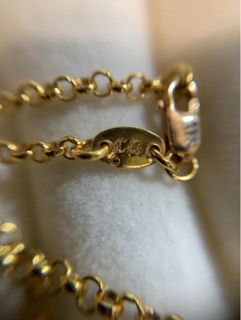 Chrome Hearts ゴールド22K クロスネックレス < 男性アクセサリー/時計 Chrome Hearts ゴールド22K クロスネックレス < 男性アクセサリー/時計の
