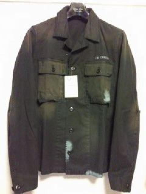 †プレッジ†ミリタリーシャツジャケット(ダメージ穴加工)† < ブランド  †プレッジ†ミリタリーシャツジャケット(ダメージ穴加工)†  < ブランドの