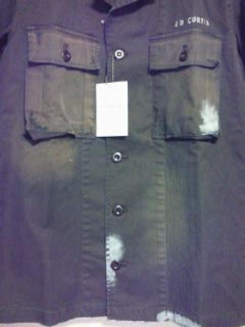 †プレッジ†ミリタリーシャツジャケット(ダメージ穴加工)† < ブランド  †プレッジ†ミリタリーシャツジャケット(ダメージ穴加工)† < ブランドの