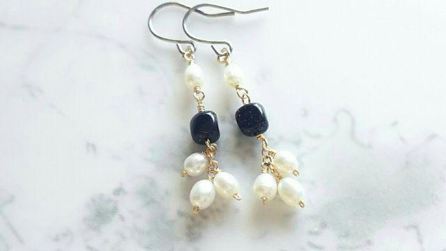 14kgf*パールのクラシカルピアス* 18003 < 女性アクセサリー/時計  14kgf*パールのクラシカルピアス* 18003 < 女性アクセサリー/時計の