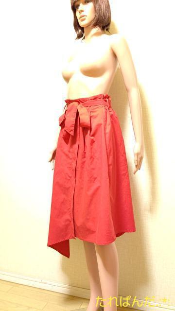 美品☆AIX LES BAINS☆眩しい真っ赤なリボン付スカートB289☆3点で即落 < 女性ファッション  美品☆AIX LES BAINS☆眩しい真っ赤なリボン付スカートB289☆3点で即落 < 女性ファッションの