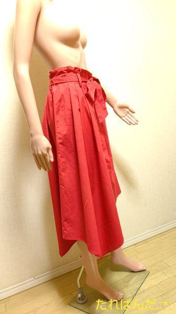 美品☆AIX LES BAINS☆眩しい真っ赤なリボン付スカートB289☆3点で即落 < 女性ファッション  美品☆AIX LES BAINS☆眩しい真っ赤なリボン付スカートB289☆3点で即落 < 女性ファッションの