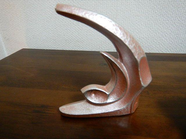 ◆小林尚〓 工芸品 飛躍兎文置物 金工 中古品 < ホビー  ◆小林尚〓 工芸品 飛躍兎文置物 金工 中古品  < ホビーの