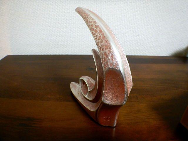 ◆小林尚〓 工芸品 飛躍兎文置物 金工 中古品 < ホビー  ◆小林尚〓 工芸品 飛躍兎文置物 金工 中古品 < ホビーの