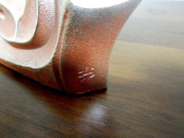 ◆小林尚〓 工芸品 飛躍兎文置物 金工 中古品 < ホビー  ◆小林尚〓 工芸品 飛躍兎文置物 金工 中古品 < ホビーの