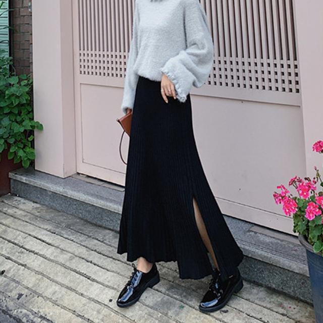 送料無料 新品 ニットスカート レディース ハイウエスト フレアスカート < 女性ファッション  送料無料 新品 ニットスカート レディース ハイウエスト フレアスカート < 女性ファッションの