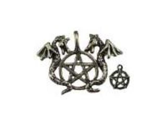 AzureGreen Twin Dragons pentagram < 女性アクセサリー/時計  AzureGreen Twin Dragons pentagram < 女性アクセサリー/時計の