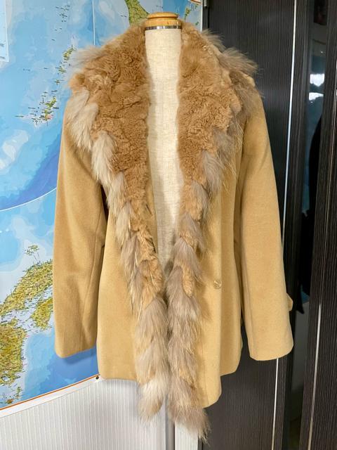 ファーコート  オシャレ アンゴラコート 一度着用 美品 < 女性ファッション  ファーコート  オシャレ アンゴラコート 一度着用 美品  < 女性ファッションの