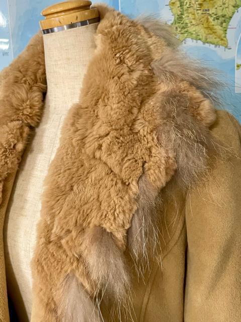 ファーコート  オシャレ アンゴラコート 一度着用 美品 < 女性ファッション  ファーコート  オシャレ アンゴラコート 一度着用 美品 < 女性ファッションの