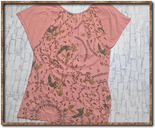 スカラー ラメプリント入りカットソー ピンク < ブランド スカラー ラメプリント入りカットソー ピンク < ブランドの