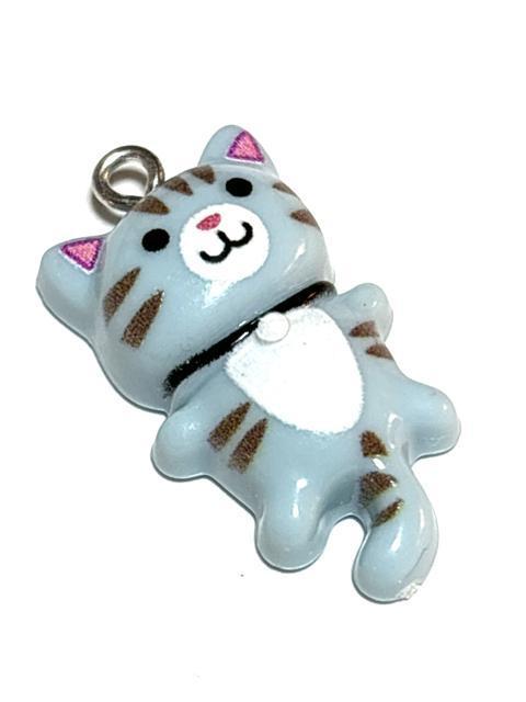 1038 ブルーグレイ 猫ちゃん 樹脂チャーム アクセサリーパーツ ネコねこ < ペット/手芸/園芸 1038 ブルーグレイ 猫ちゃん 樹脂チャーム アクセサリーパーツ ネコねこ < ペット/手芸/園芸の