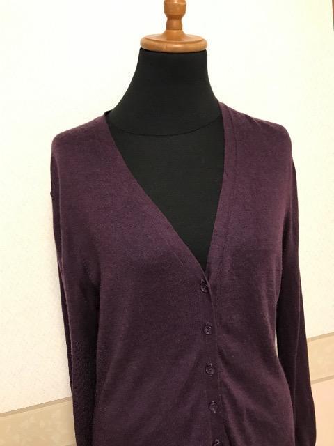 iCB シルク カシミヤ ニットカーディガン 紫 < ブランド iCB シルク カシミヤ ニットカーディガン 紫 < ブランドの