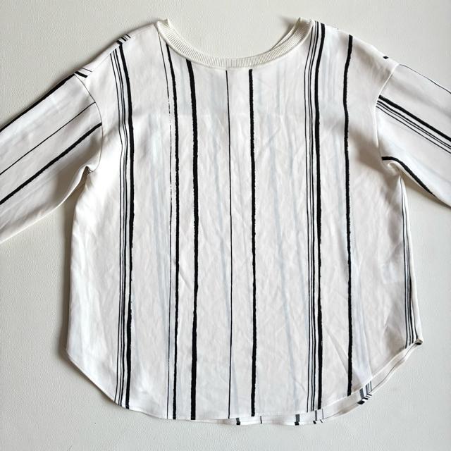 ◆美品◆ギャルリーヴィー◆ドローイングラインプリントプルオーバーシャツ◆F < ブランド ◆美品◆ギャルリーヴィー◆ドローイングラインプリントプルオーバーシャツ◆F < ブランドの