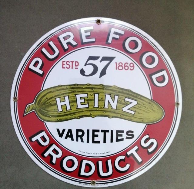HEINZ �n�C���c PURE FOOD PRODUCTS �u���L�Ŕ�  �� �z�r�[�� 