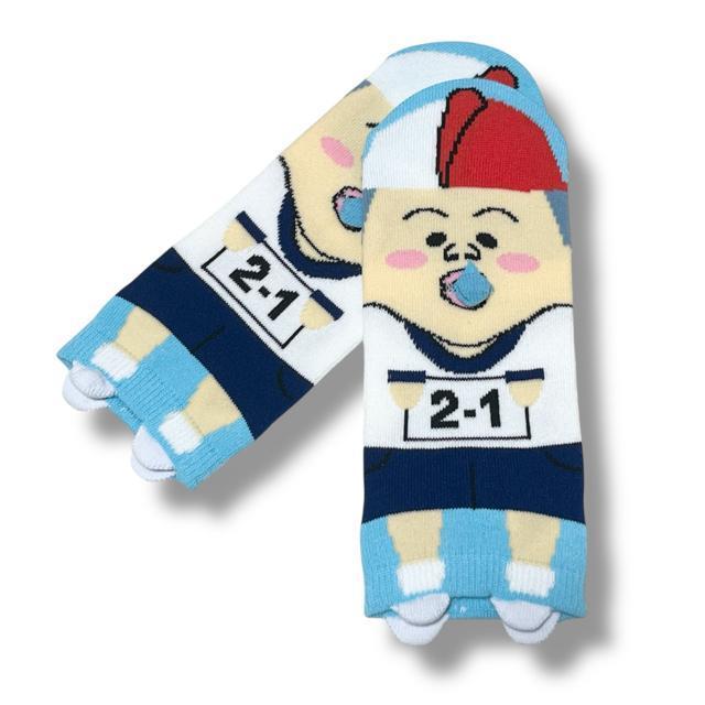 【新品/23〜25cm】あしもとさん家☆靴下2足セット/鼻水小学生男子 < 女性ファッション 【新品/23〜25cm】あしもとさん家☆靴下2足セット/鼻水小学生男子 < 女性ファッションの