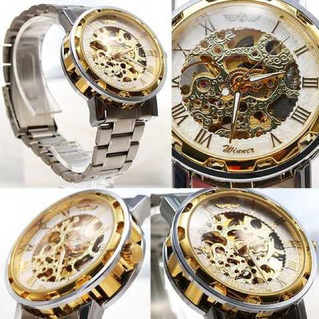 NEW★フルスケルトン自動巻き腕時計 < 男性アクセサリー/時計  NEW★フルスケルトン自動巻き腕時計 < 男性アクセサリー/時計の