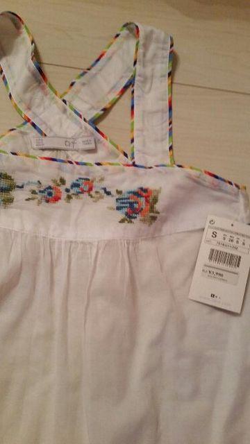 ●ZARA●刺繍チュニック/sizeS < ブランド  ●ZARA●刺繍チュニック/sizeS < ブランドの