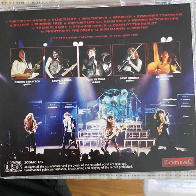 輸入盤 限定NO入 Iron Maiden アイアン・メイデン / RAINBOW THEATER 1980 < CD/DVD/ビデオ  輸入盤 限定NO入 Iron Maiden アイアン・メイデン / RAINBOW THEATER 1980 < CD/DVD/ビデオの
