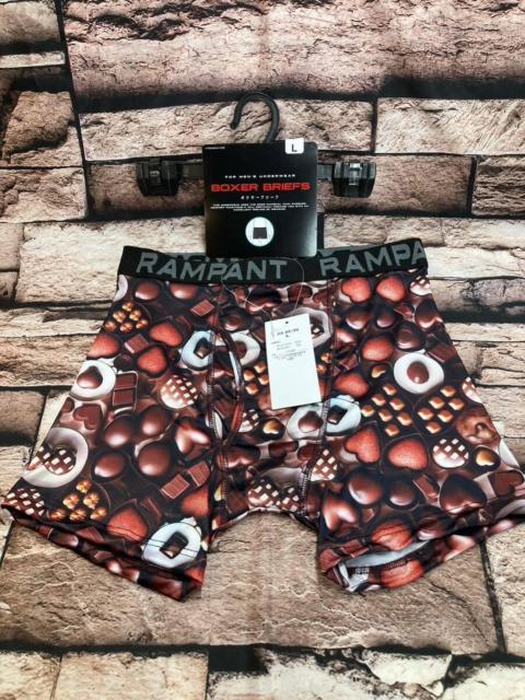 送料無料!チョコ転写柄でBIGインパクト!【RAMPANT】メンズストレッチレギュラー丈ボクサーブリーフ(画像から)1枚 < 男性ファッション  送料無料!チョコ転写柄でBIGインパクト!【RAMPANT】メンズストレッチレギュラー丈ボクサーブリーフ(画像から)1枚 < 男性ファッションの