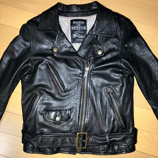 メゾンドリーファー 羊革 ライダースジャケット 革ジャン 38 MAISON DE REEFUR  メゾンドリーファー ライダース < ブランド  メゾンドリーファー 羊革 ライダースジャケット 革ジャン 38 MAISON DE REEFUR  メゾンドリーファー ライダース < ブランドの