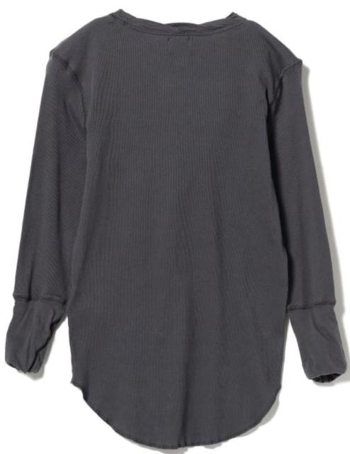 レディース リブ クルー 7分袖 カットソー < 女性ファッション  レディース リブ クルー 7分袖 カットソー < 女性ファッションの