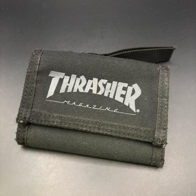 即決 THRASHER スラッシャー 三つ折り財布 ブラック < ブランド  即決 THRASHER スラッシャー 三つ折り財布 ブラック  < ブランドの