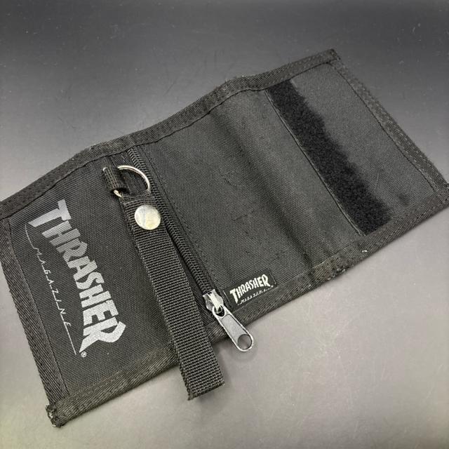 即決 THRASHER スラッシャー 三つ折り財布 ブラック < ブランド  即決 THRASHER スラッシャー 三つ折り財布 ブラック < ブランドの