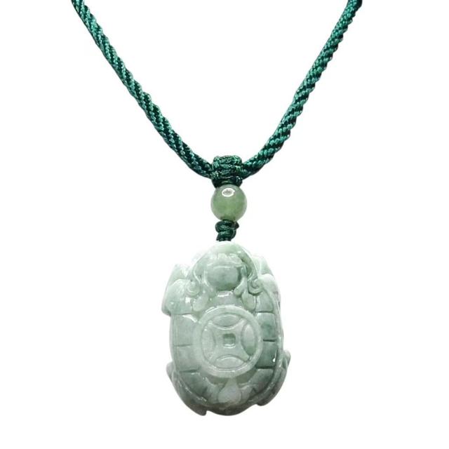 訳有天然ひすい本翡翠龍亀精工彫りペンダントネックレス本翡翠天然石 < 女性アクセサリー/時計  訳有天然ひすい本翡翠龍亀精工彫りペンダントネックレス本翡翠天然石  < 女性アクセサリー/時計の
