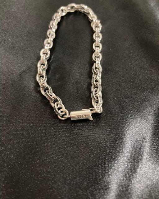 S925 シルバー925 ペーパーチェーン ブレスレット ユニセックス 20cm < 男性アクセサリー/時計  S925 シルバー925 ペーパーチェーン ブレスレット ユニセックス 20cm < 男性アクセサリー/時計の