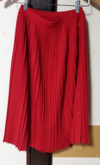 CORDIER 赤 ニットプリーツスカート 膝下丈 ウール100% 暖かい 美品 M < 女性ファッション CORDIER 赤 ニットプリーツスカート 膝下丈 ウール100% 暖かい 美品 M < 女性ファッションの