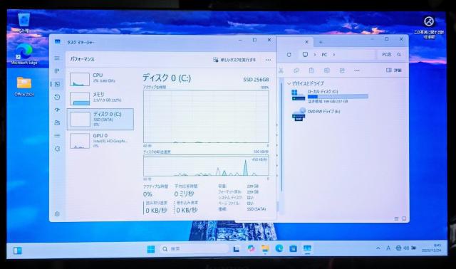 Lenovo Corei5 ������8GB SSD256GB Web�J���� Windows11 �m�[�g�p�\�R�� Office2024 �� PC�{��/���Ӌ@��� 