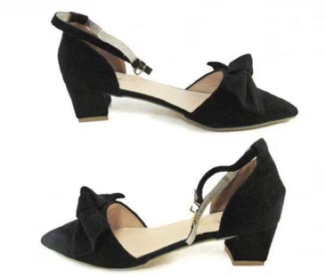 1円~C323新品リボン/ストラップパンプス24.5a黒♀ < 女性ファッション 1円~C323新品リボン/ストラップパンプス24.5a黒♀ < 女性ファッションの