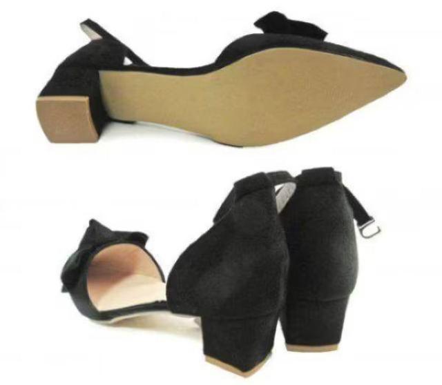 1円~C323新品リボン/ストラップパンプス24.5a黒♀ < 女性ファッション 1円~C323新品リボン/ストラップパンプス24.5a黒♀ < 女性ファッションの